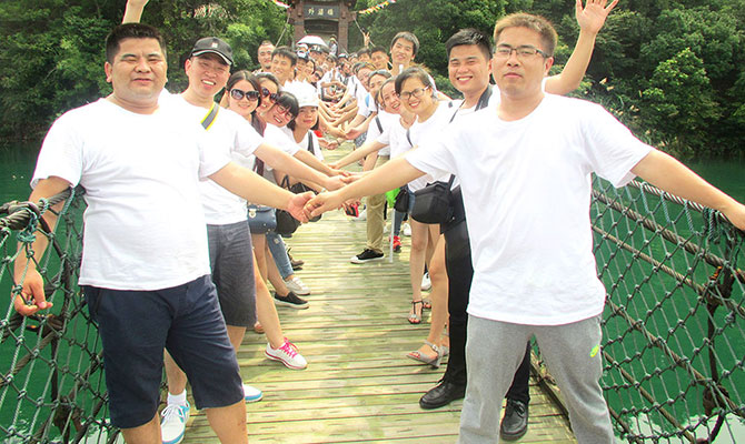 唐山物聯(lián)網卡平臺之搜浪團隊柘林湖出游